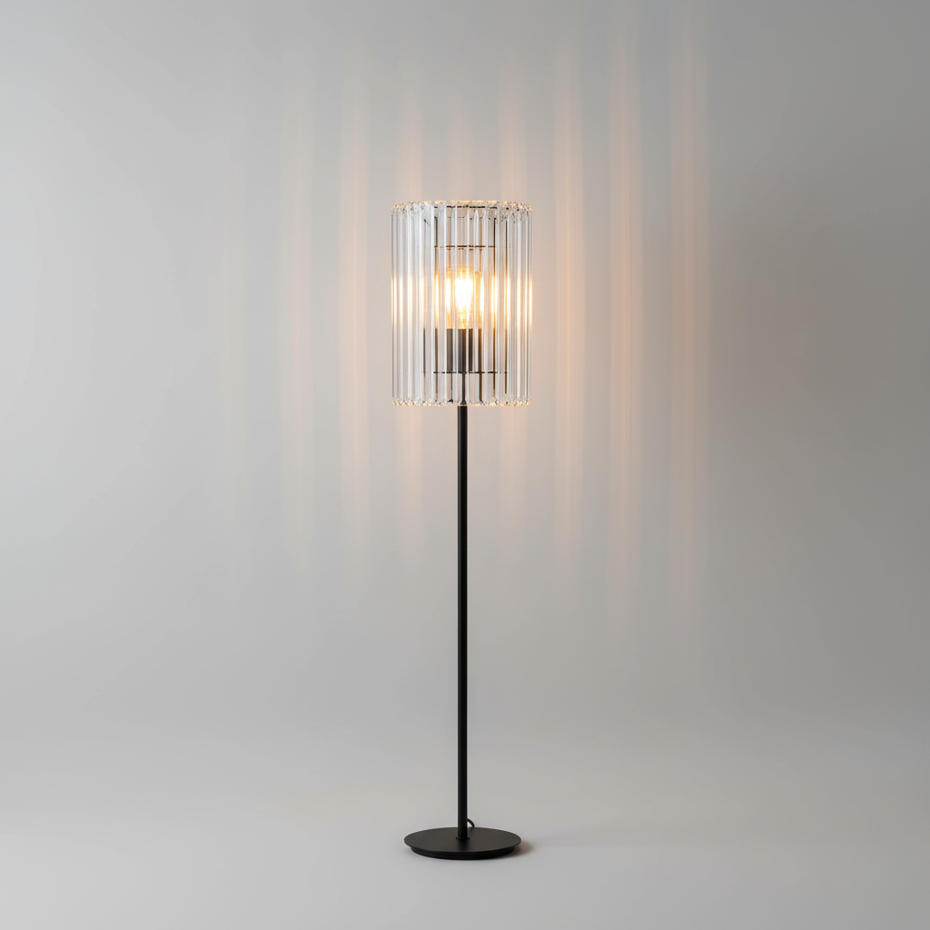 Modern Crystal Floor Lamp
