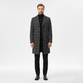 Men's Check Overcoat