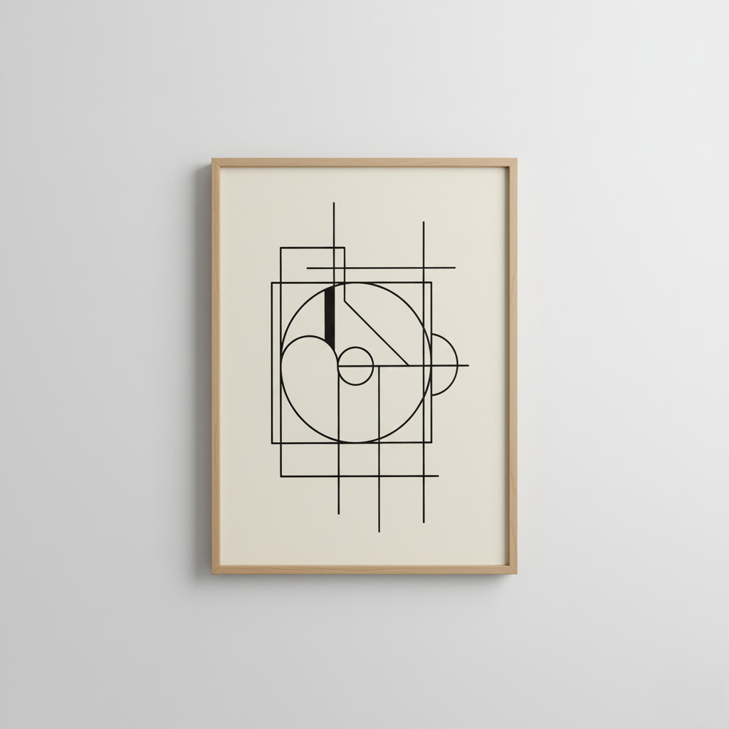 Geometric Line Art Print