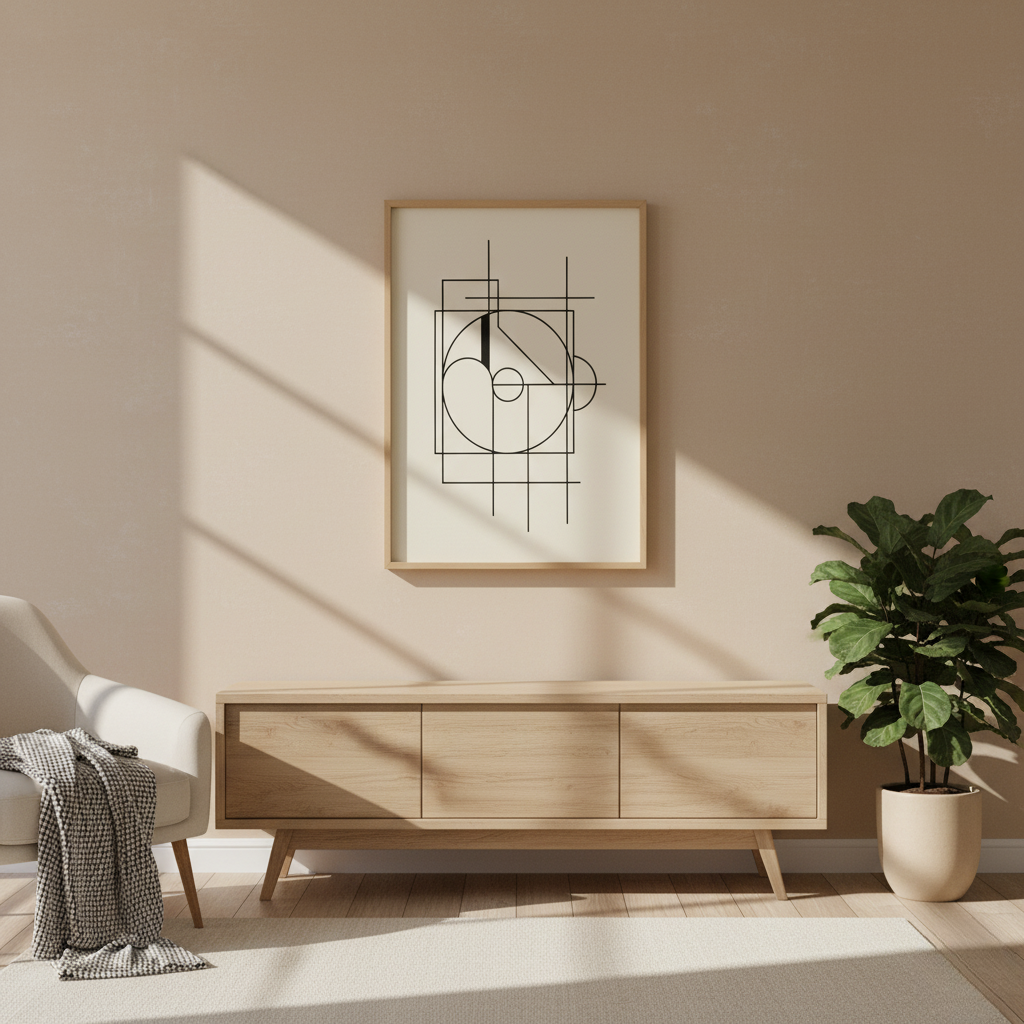Geometric Line Art Print