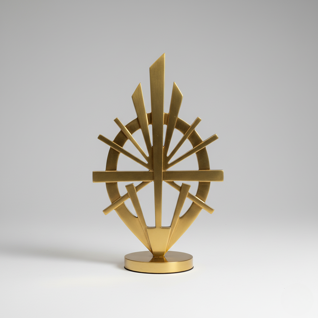 Art Deco Metal Sculpture