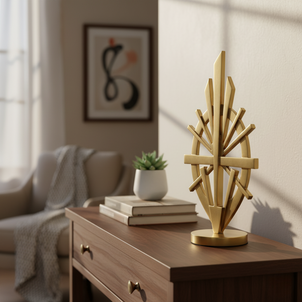 Art Deco Metal Sculpture