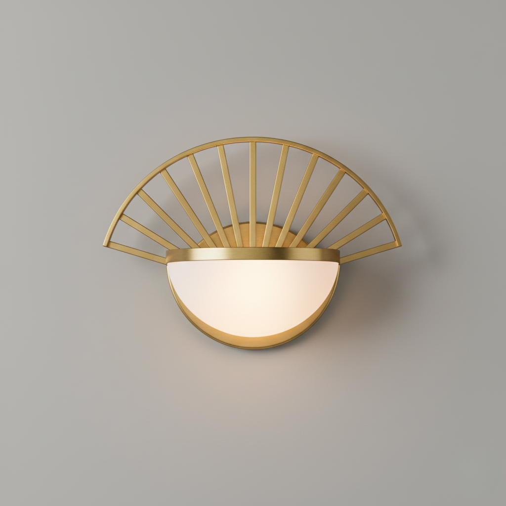 Modern Art Deco Wall Sconce