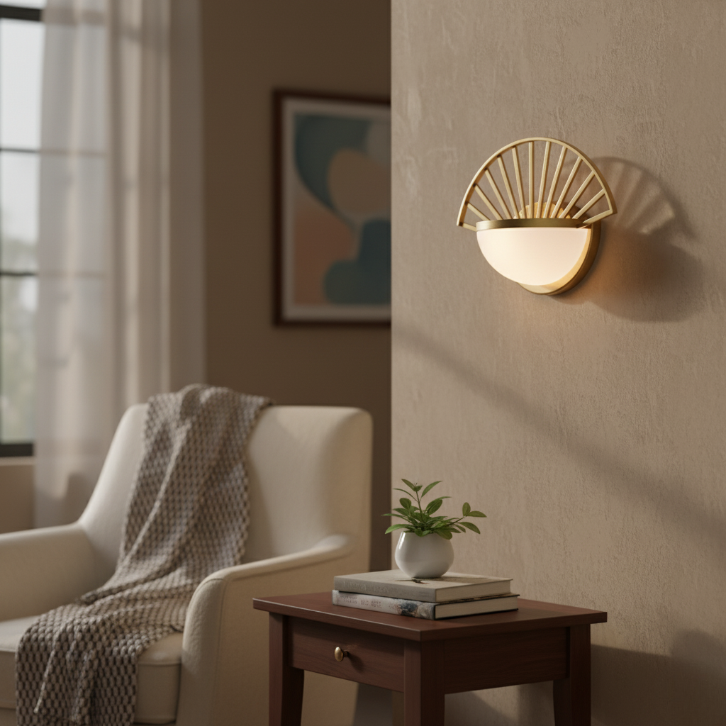Modern Art Deco Wall Sconce