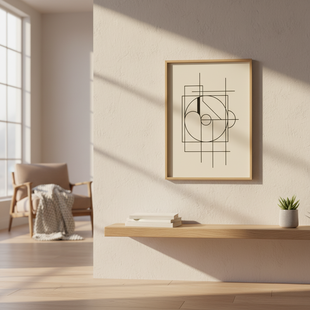 Geometric Line Art Print